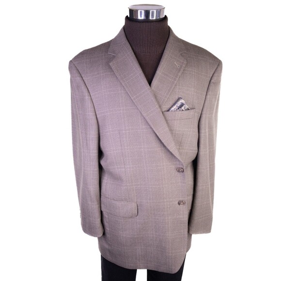 Lot Of 2* Jos A Bank Blazers Sport Coats Casual 2-Button Jackets Sz 48R/S Wool - Picture 12 of 16